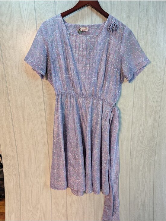 Caldwell Casuals Dresses & Skirts - Vintage 50’s-60’s Caldwell Casuals Floral  Dress Women’s 100% Bemberg Rayon Yarn